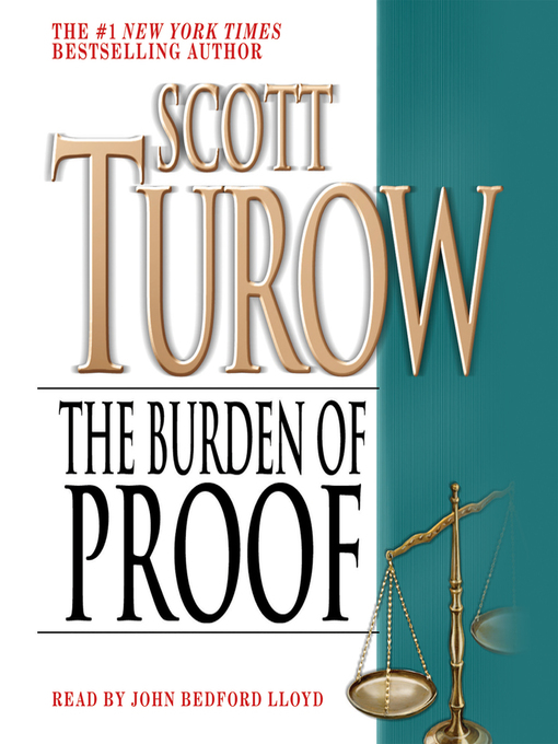 Title details for The Burden of Proof by Scott Turow - Wait list